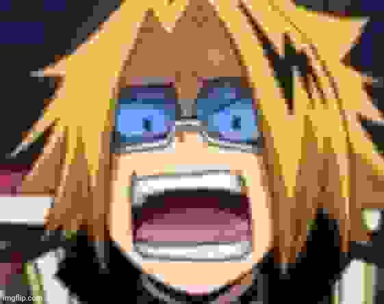 Scared Denki | image tagged in scared denki | made w/ Imgflip meme maker