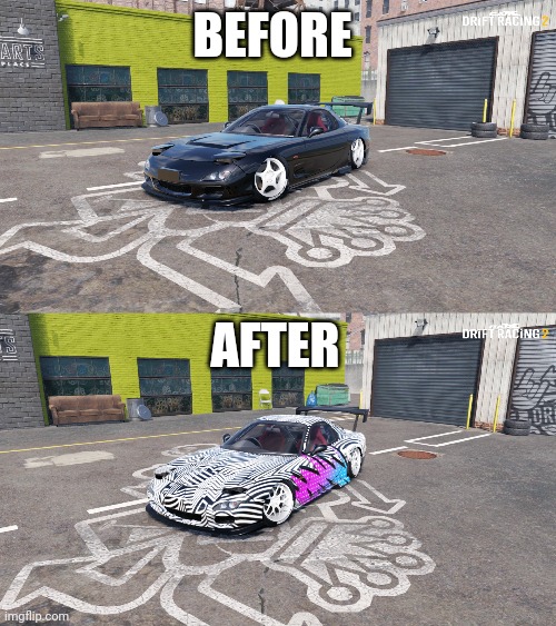 BEFORE; AFTER | made w/ Imgflip meme maker