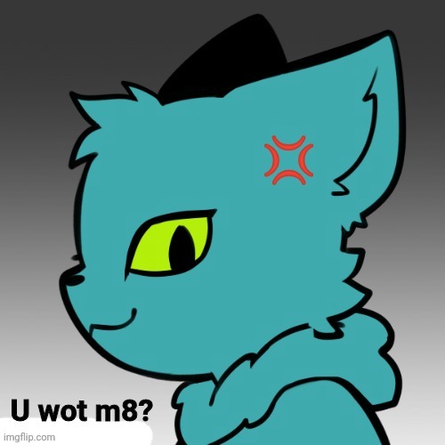 U wot m8? | image tagged in retrothefloof u wot m8 | made w/ Imgflip meme maker