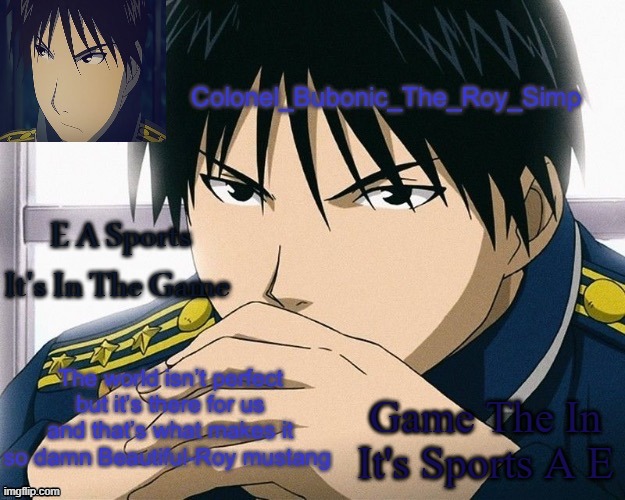 Yall should know him by now | E A Sports It's In The Game; Game The In It's Sports A E | image tagged in yall should know him by now | made w/ Imgflip meme maker