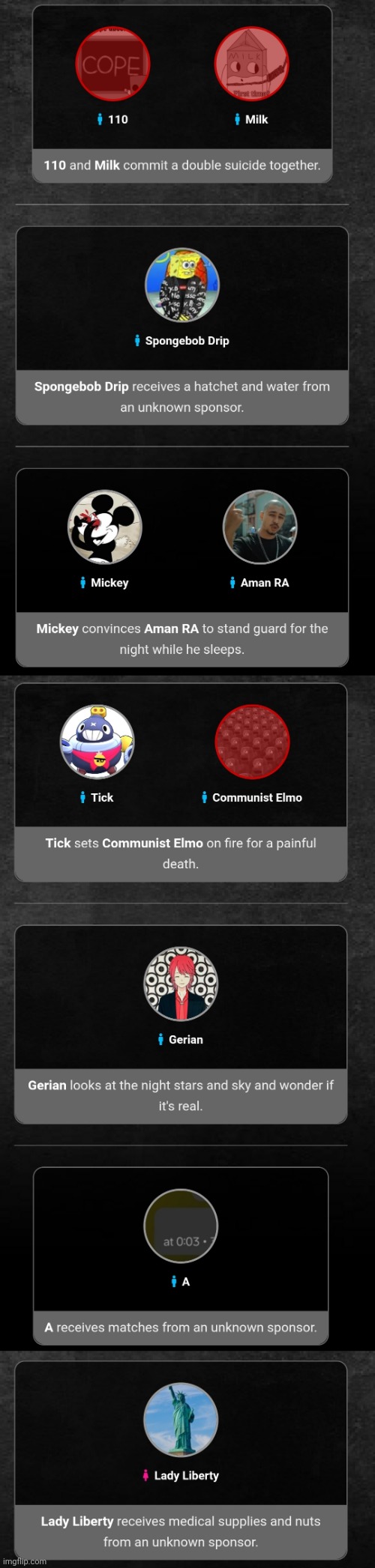 3 dead | made w/ Imgflip meme maker