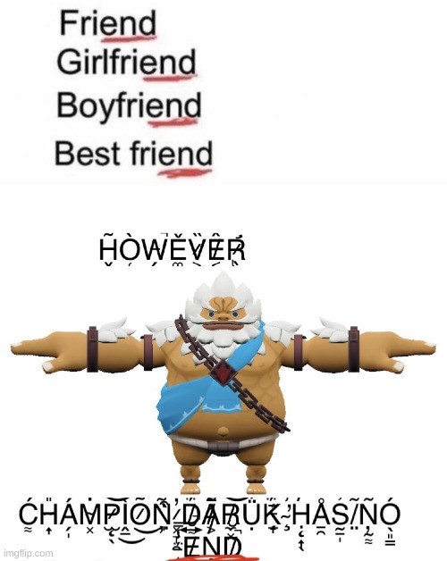 Nor does Mipha, Urbosa, or Revali | made w/ Imgflip meme maker