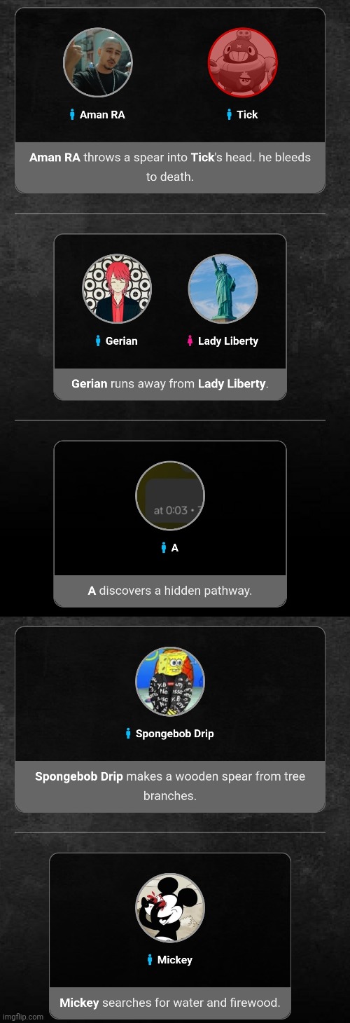 Day 3. 18 dead. 6 alive | made w/ Imgflip meme maker