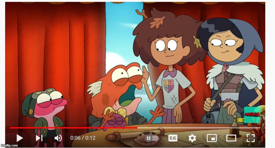 LMAO I PAUSED AMPHIBIA AND THIS WAS THE RESULT | made w/ Imgflip meme maker