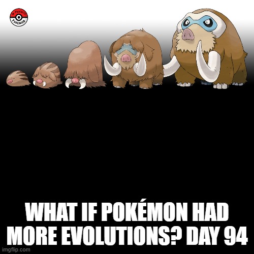 Check the tags Pokemon more evolutions for each new one. | WHAT IF POKÉMON HAD MORE EVOLUTIONS? DAY 94 | image tagged in memes,blank transparent square,pokemon more evolutions,swinub,pokemon,why are you reading this | made w/ Imgflip meme maker