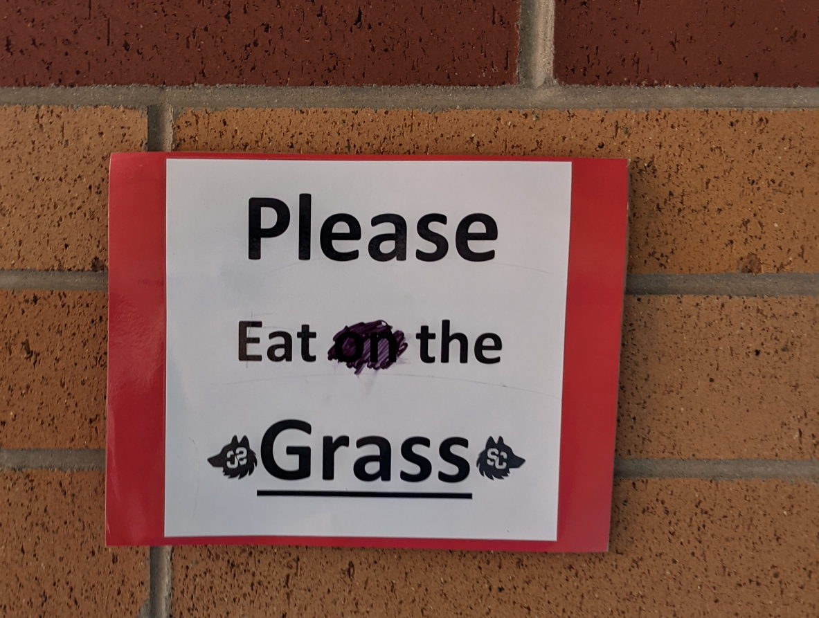 High Quality Pls eat the grass Blank Meme Template