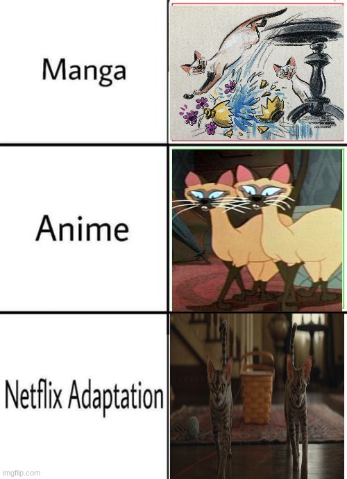 Live action remakes ruin everything | image tagged in netflix adaptation,the lady and the tramp,disney,meme,live action | made w/ Imgflip meme maker