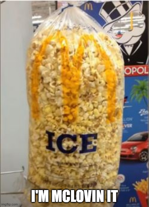 That'll Cool Your Drink | I'M MCLOVIN IT | image tagged in you had one job | made w/ Imgflip meme maker