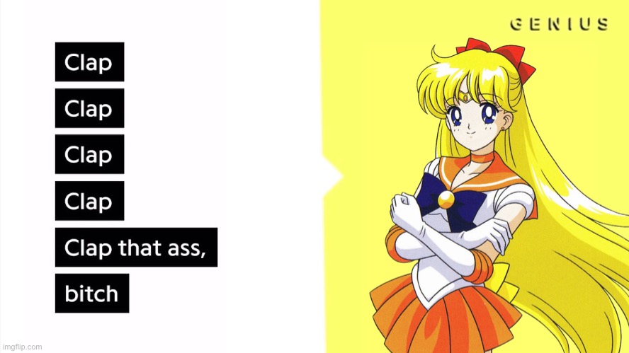 Sailor Venus Genius Interview | image tagged in sailor moon,venus,genius | made w/ Imgflip meme maker