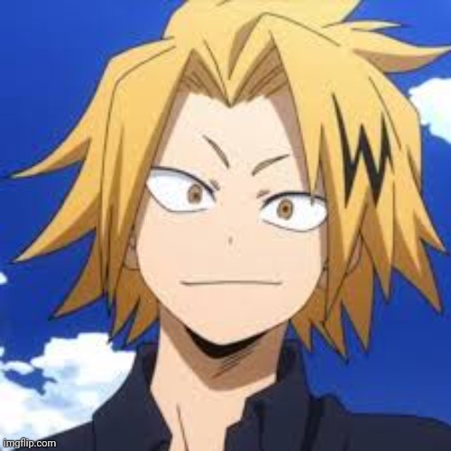 Denki Kaminari, the human pikachu | image tagged in denki kaminari the human pikachu | made w/ Imgflip meme maker