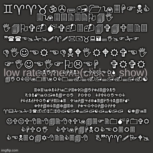 Emjoy 1932923283 tangoseconds of reading this Gibberish Wingding/ "Taiwanese" | made w/ Imgflip meme maker