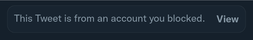 Tweet from blocked account Blank Meme Template