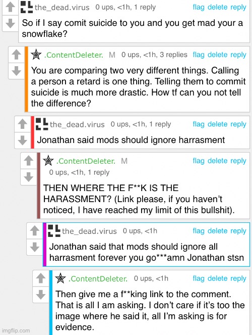 The only link I got was to TheCum’s profile. None of y’all are providing anything but “oh we he said this” comments. Bruh. | made w/ Imgflip meme maker