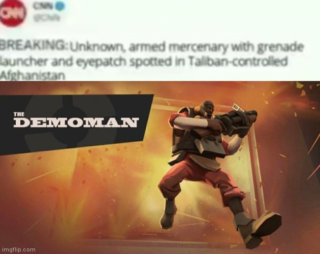 image tagged in the demoman | made w/ Imgflip meme maker