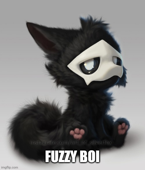 Fluffy Puro | FUZZY BOI | image tagged in fluffy puro | made w/ Imgflip meme maker