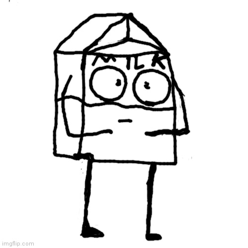 He is scarred | image tagged in memes,blank transparent square | made w/ Imgflip meme maker