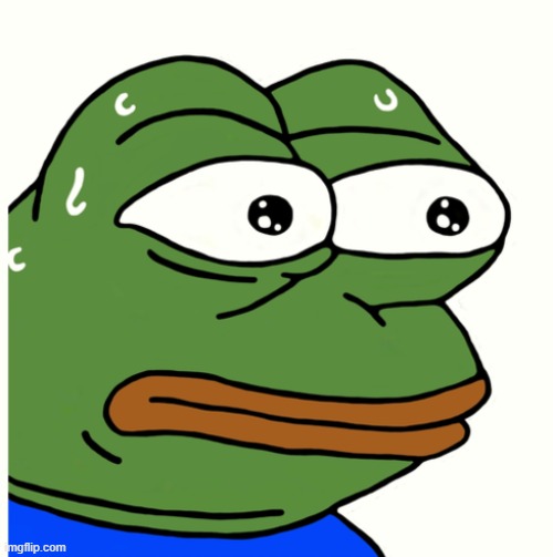 Stressed Pepe | image tagged in stressed pepe | made w/ Imgflip meme maker