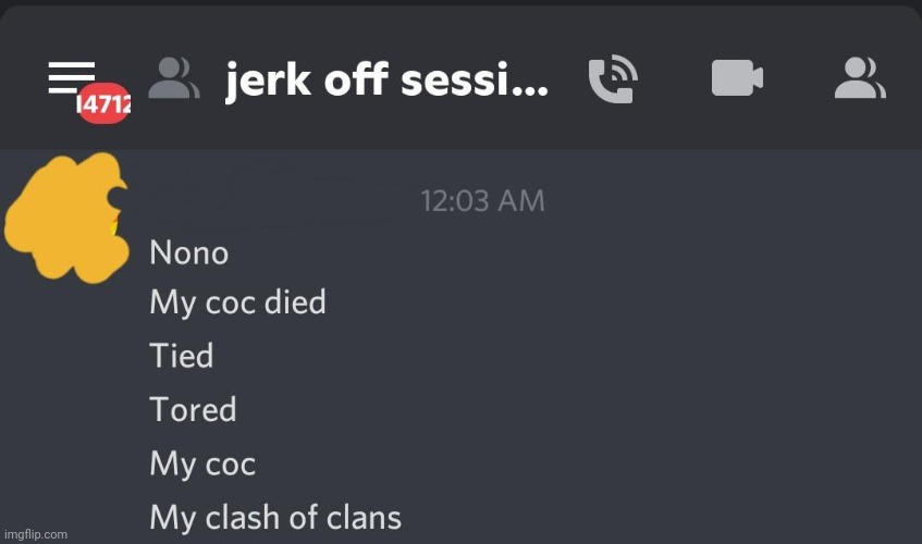 My coc died | made w/ Imgflip meme maker