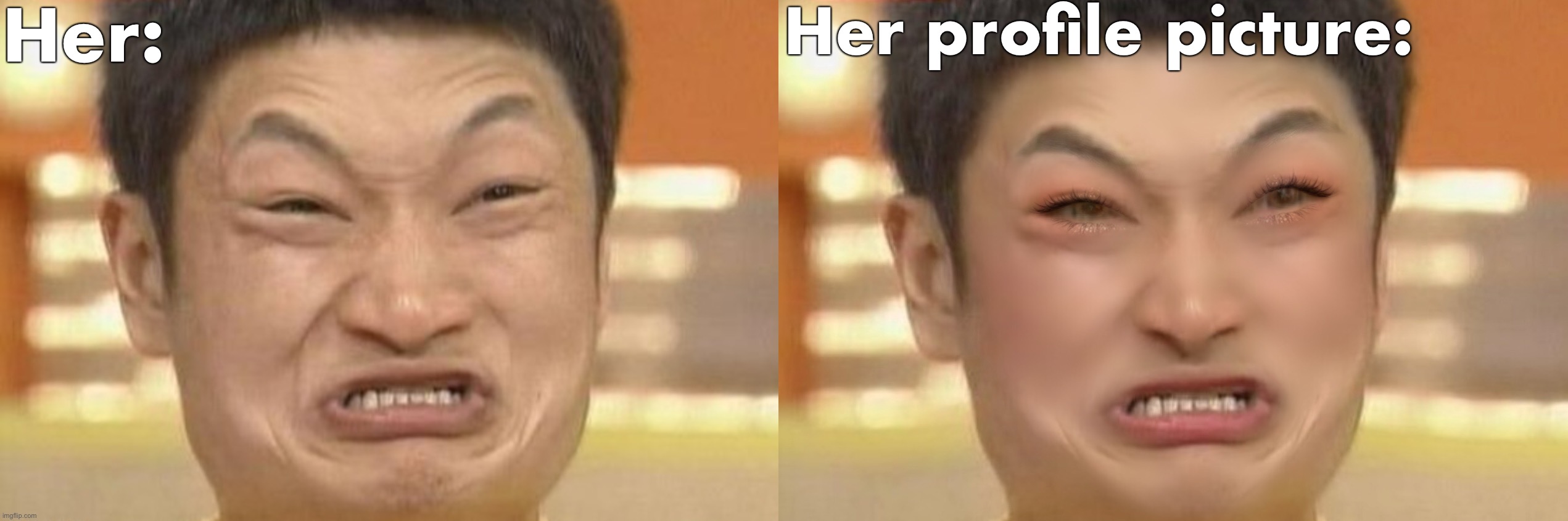 Girl Profil Picture |  Her:; Her profile picture: | image tagged in memes,girls,facebook,instagram,snapchat,tiktok | made w/ Imgflip meme maker