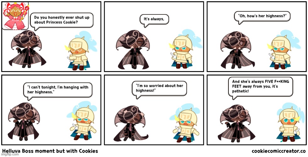 Helluva Boss but Cookie Run | made w/ Imgflip meme maker