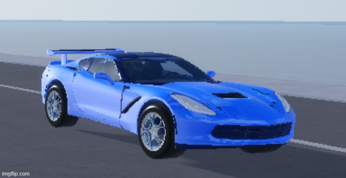 blue corvette | image tagged in i'm blue,dabba dee dabba da,dabba dee daba da,daba dee dabba da | made w/ Imgflip meme maker