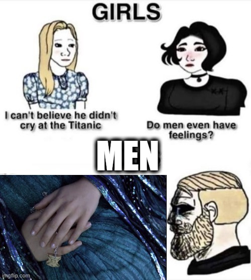 Something we never talk about amongst ourselves... | MEN | image tagged in do boys even have feelings,padme,star wars,anakin skywalker,the feels | made w/ Imgflip meme maker