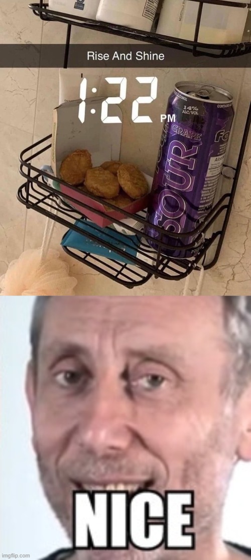 image tagged in double nice micheal rosen | made w/ Imgflip meme maker