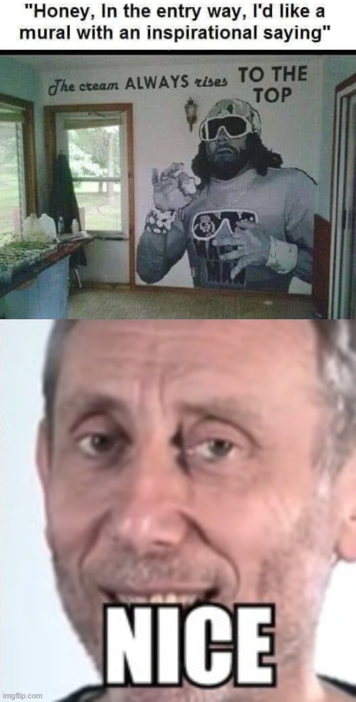 image tagged in double nice micheal rosen | made w/ Imgflip meme maker