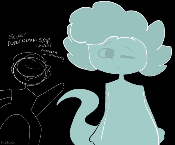 i made extra rae limited edition dsmp merch for wholesomely now you owe me a extra rare limited edition extra cr inch chezburger | made w/ Imgflip meme maker