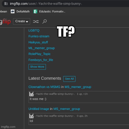 TF? | made w/ Imgflip meme maker