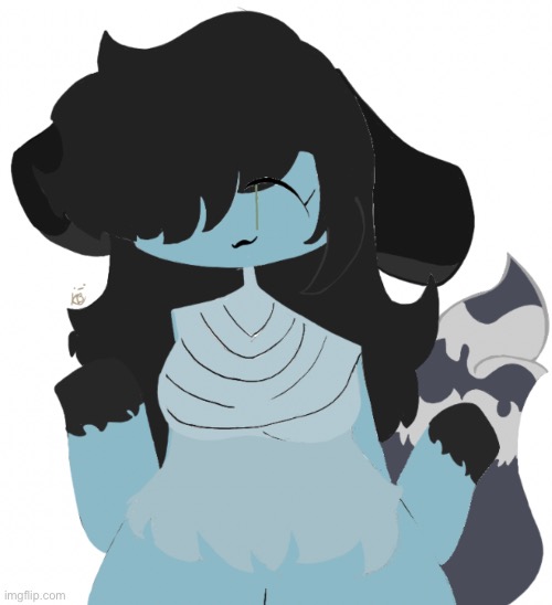 i drew my shitsona again and i did it without lines, (at least i tried) drawing this was is kinda fun tho ngl | made w/ Imgflip meme maker