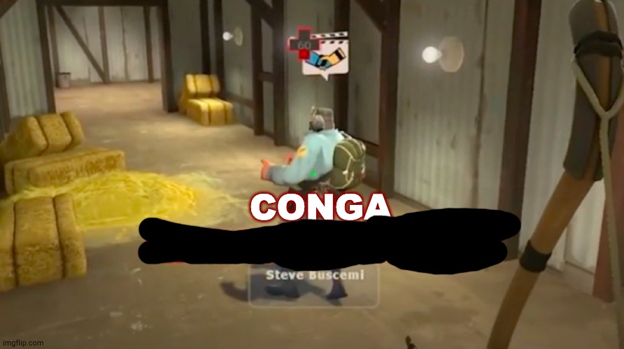 Conga the pain away boys | image tagged in conga the pain away boys | made w/ Imgflip meme maker