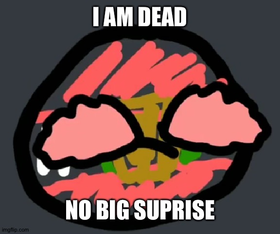 I AM DEAD NO BIG SUPRISE | image tagged in pain | made w/ Imgflip meme maker