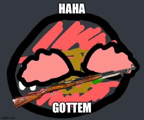 HAHA GOTTEM | image tagged in pain | made w/ Imgflip meme maker