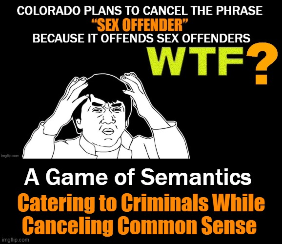 Criminality & Chaos & Progressive Perverts | A Game of Semantics; Catering to Criminals While
Canceling Common Sense | image tagged in political meme,leftists,democratic socialism,criminals,perverts,the truth | made w/ Imgflip meme maker