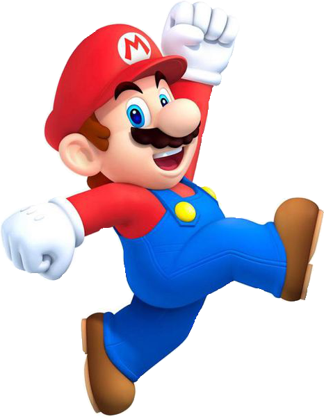 Mario Jumping Blank Meme Template