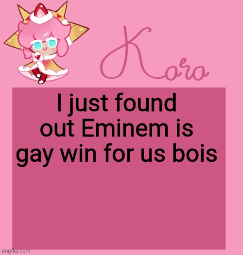 h | I just found out Eminem is gay win for us bois | image tagged in h | made w/ Imgflip meme maker