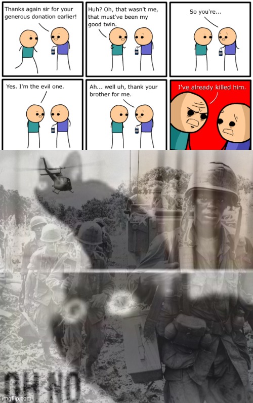 Brother | image tagged in ptsd oh no cat,cyanide and happiness,comics/cartoons,memes,brother,evil | made w/ Imgflip meme maker