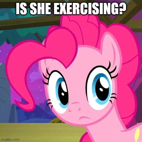 IS SHE EXERCISING? | made w/ Imgflip meme maker