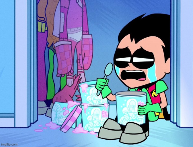 Robin Crying | image tagged in robin crying | made w/ Imgflip meme maker