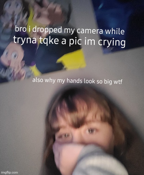 Uhh dropped my phone while taking this. Very smooth of me //read tags ig | image tagged in mha poster go brr,nah fr tho,my hand wth happened are you ok,my hair looks messy crying,what a sussy baka,why am i posting this | made w/ Imgflip meme maker
