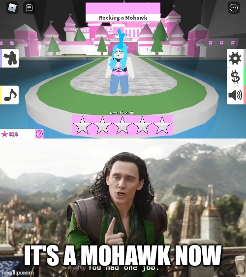IT'S A MOHAWK NOW | made w/ Imgflip meme maker
