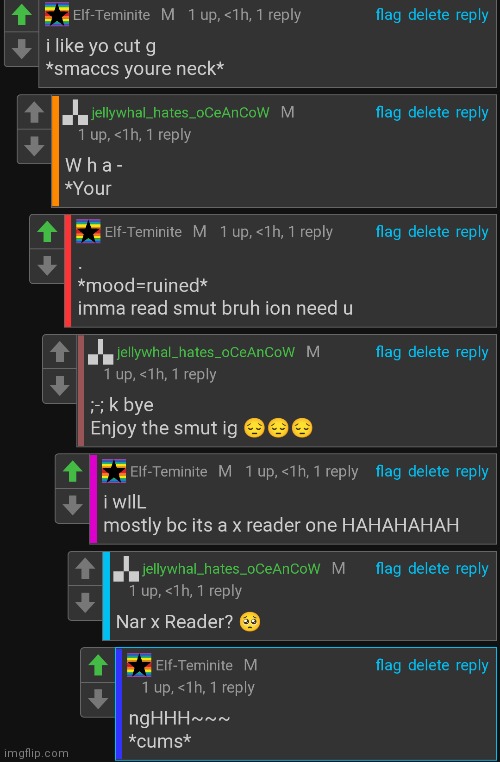 *WHEEEEZE* NAR X READER- | made w/ Imgflip meme maker