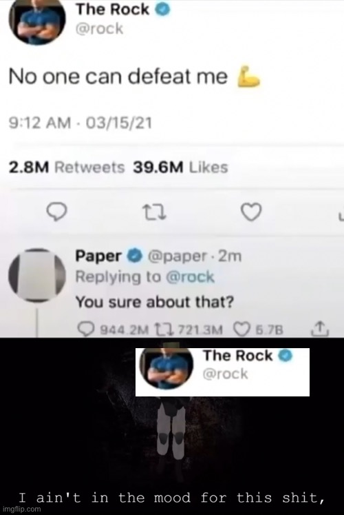 Two screenshots, 1 shitpost | made w/ Imgflip meme maker