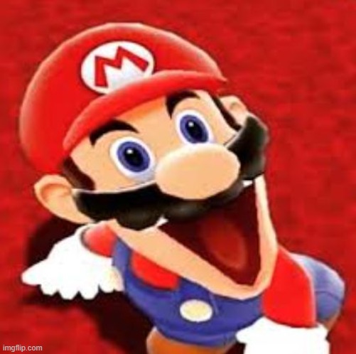 me when hot girls and badass trucks | image tagged in smg4 mario | made w/ Imgflip meme maker