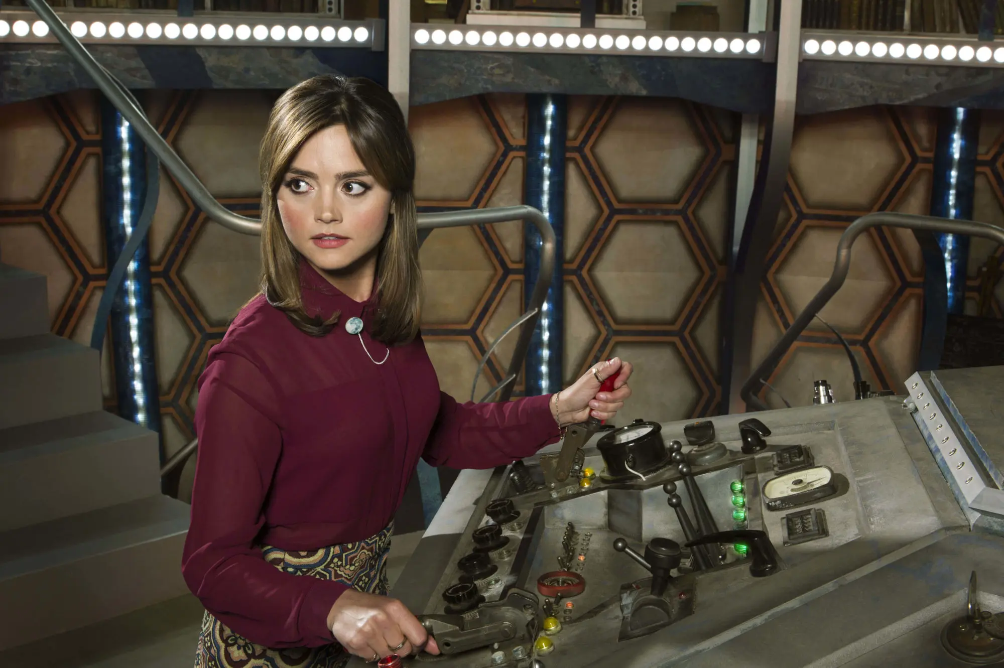 High Quality Clara Doctor Who Tardis Control Board Blank Meme Template