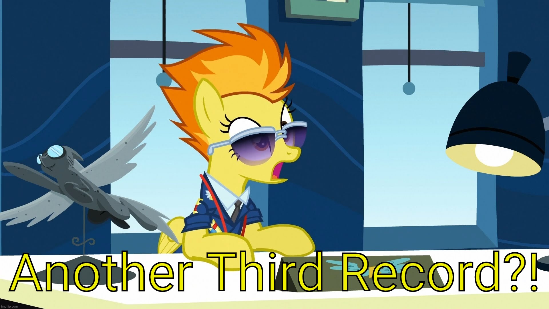 Spitfire That's A New Academy Record | Another Third Record?! | image tagged in spitfire that's a new academy record | made w/ Imgflip meme maker
