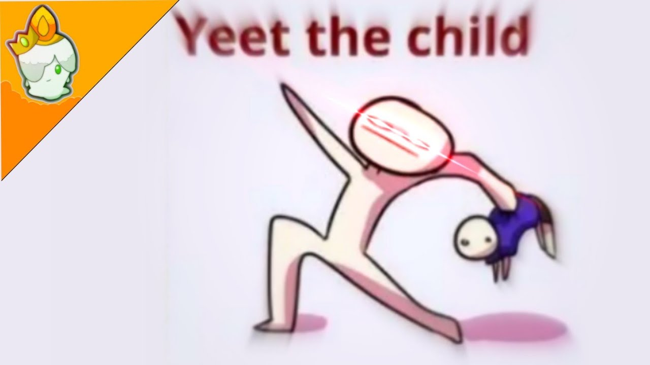 yeet the child red eyed Blank Meme Template