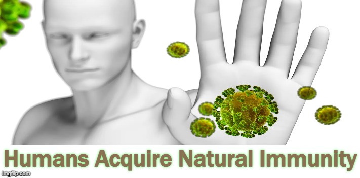 Humans Acquire Natural Immunity | made w/ Imgflip meme maker