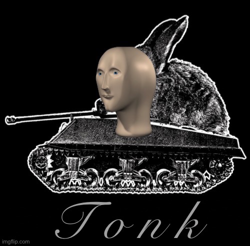 Tonk Rabbit | T o n k | image tagged in tonk rabbit | made w/ Imgflip meme maker